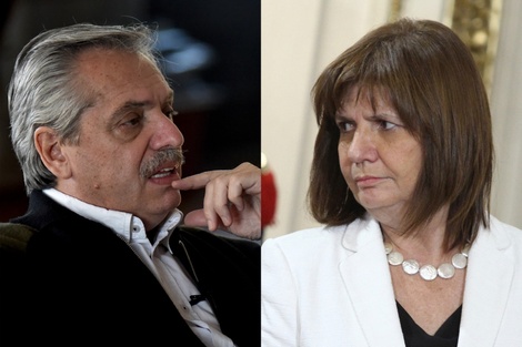 La audiencia de mediación entre Alberto Fernández y Patricia Bulrrich será este viernes por zoom.