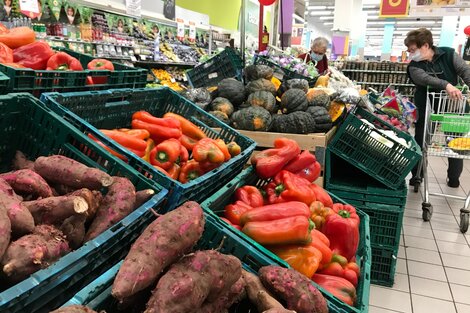 El desagregado por categorías de productos muestra que verduras, tubérculos y legumbres avanzó un 4,9 por ciento. 