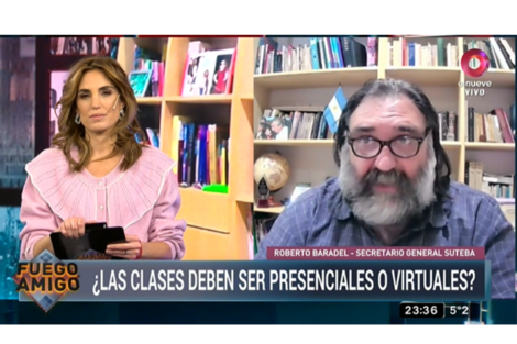 Roberto Baradel: “Siempre es mejor la presencialidad”