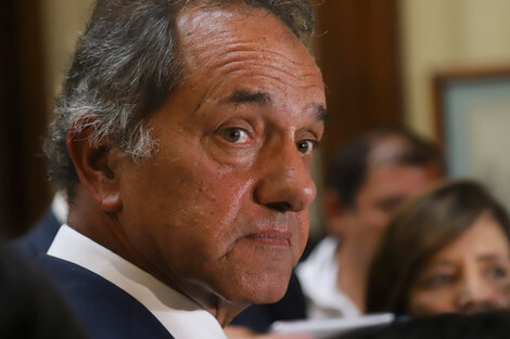 El embajador en Brasil Daniel Scioli