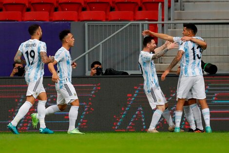 Copa América: Argentina le ganó a Uruguay en Brasilia