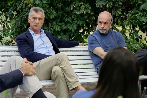 Mauricio Macri y Horacio Rodríguez Larreta.