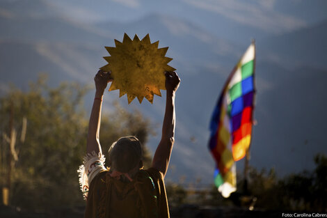 Representación del último Inti Raymi americano. 