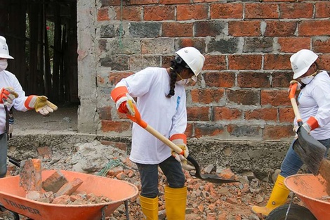 Constructoras abriendo nuevos espacios  laborales para crear vidas libres de violencias.