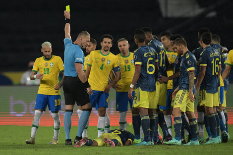 La Conmebol le dio la razón a Pitana en el polémico Brasil-Colombia