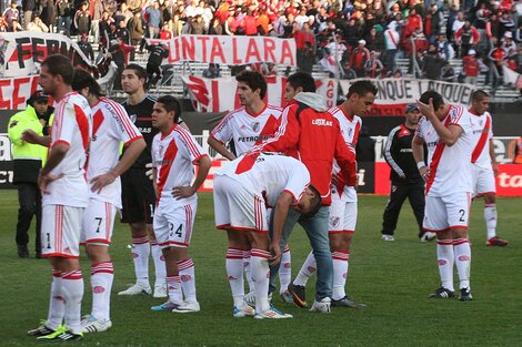 La incredulidad de los jugadores de River por lo que acababa de suceder