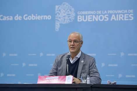 Daniel Gollan, ministro de Salud de la provincia de Buenos Aires. 