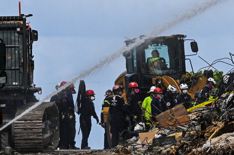 Derrumbe en Miami: confirman que ya son nueve los muertos