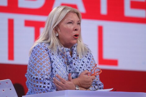 "Hay que ver si Manes quiere la unidad", dijo Carrió. 