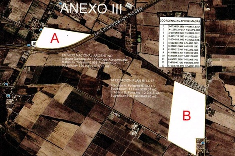 Se frenó por el momento el proyecto de sesión de tierras del INTA 