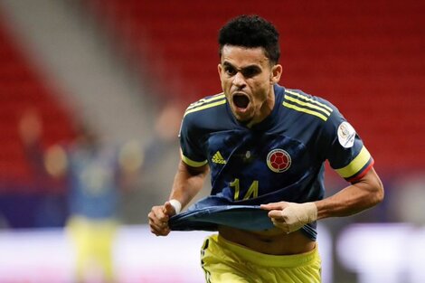 Díaz marcó el gol de la victoria para Colombia, tercero en la Copa América.