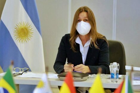 Sabina Frederic, ministra de Seguridad.   