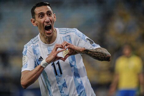 Final Copa América: así fue el gol de Ángel Di María que puso a Argentina 1-0 ante Brasil