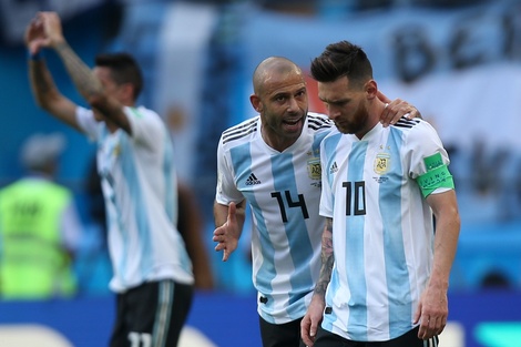 La Vieja Guardia celebró el título de Messi y compañía