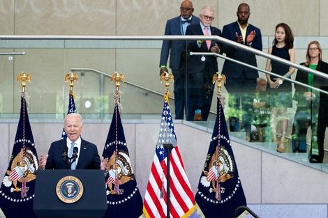 Disurso del presidente estadounidense en Filadelfia, cuna de la Constitución de EE.UU.