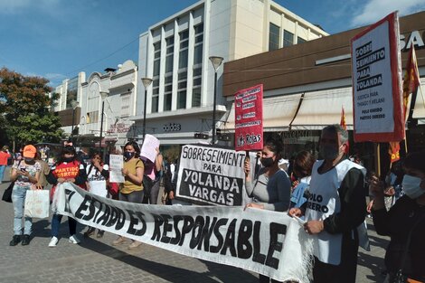 Una jornada nacional por el sobreseimiento de Yolanda Vargas