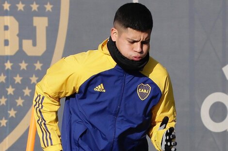 Boca se entrenó en la previa de su viaje a Belo Horizonte