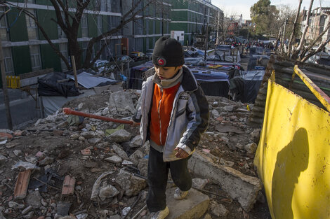 Tensión por el acampe de 100 familias en la Villa 31 por amenaza de desalojo