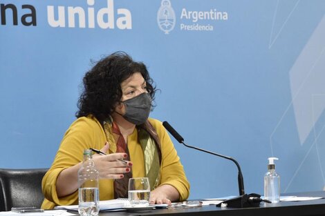 Carla Vizzotti se encuentra cumpliendo aislamiento tras su viaje al Reino Unido.