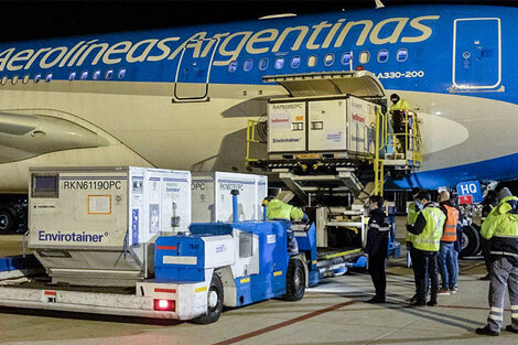 Llegó otro vuelo desde China con vacunas de Sinopharm