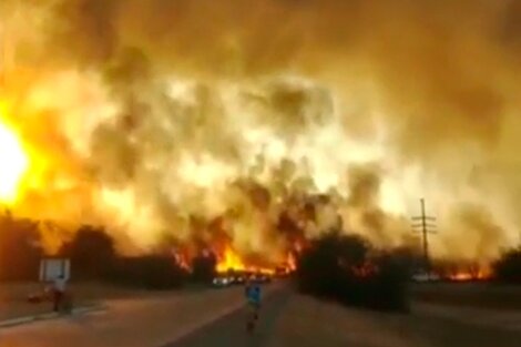 Córdoba: impactante incendio cerca del Museo de la Memoria La Perla