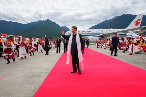 China: histórica visita de Xi Jinping al Tíbet