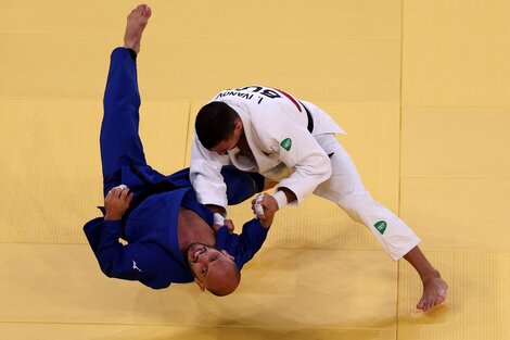 Ivanov ya sorprendió al tucumano y se va quedar con el combate por ippon 