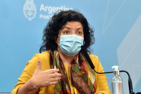 “Nunca estuvimos tan cerca de encontrar el alivio”, dijo Carla Vizzotti. 