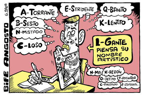 El nombre artístico de L-Gante