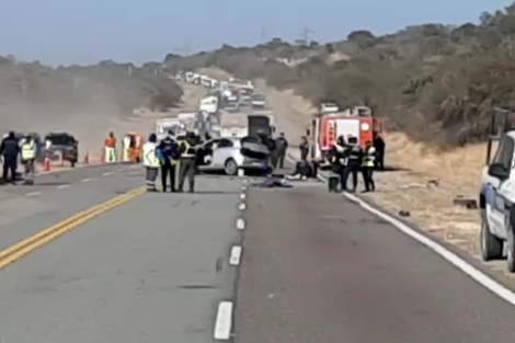 Seis personas fallecieron en siniestro vial en la ruta 9 en Salta 