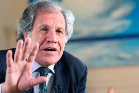 Almagro asumió al frente de la OEA en 2015 y fue reelecto en 2020. 