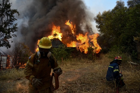 Cinco pueblos del Peloponeso evacuados 