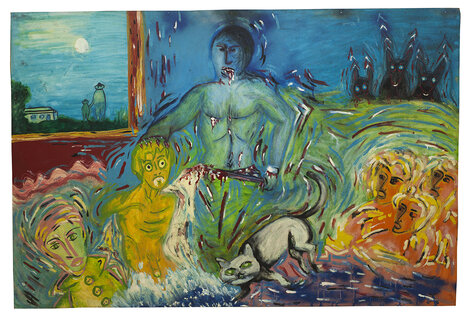 Autorretrato con adicción, 1985