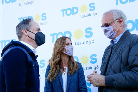 Victoria Tolosa Paz, Daniel Gollan y Alberto Decalzo