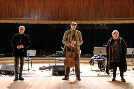 Teresa Parodi, Juan Falú y Liliana Herrero. 