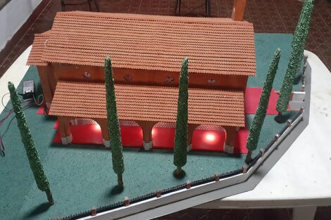 Imagen de la maqueta de la Capilla Nuestra Señora del Valle 