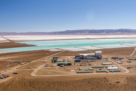 Proyecto de producción de litio en Jujuy.