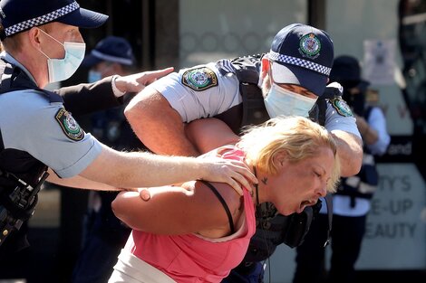 Australia: represión y detenciones 