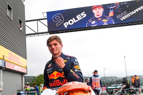 Fórmula 1: Verstappen fue el más rápido sobre el agua