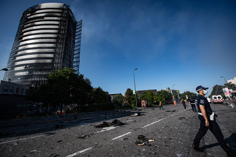 Video: impresionante incendio de un edificio en Milán