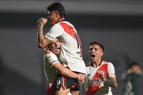 Liga Profesional: River lo dio vuelta y batió a Sarmiento en Junín