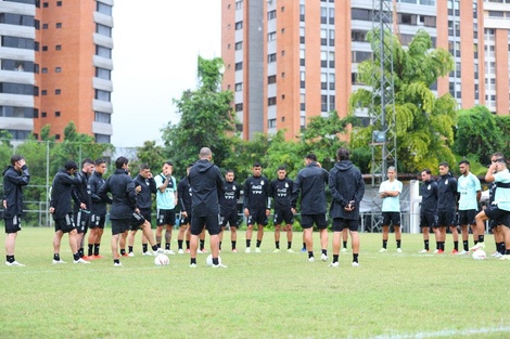 Entrenamiento de la Selección en Caracas