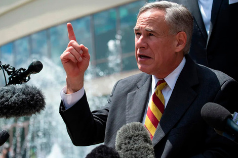 El republicano Greg Abbott, gobernador de Texas e impulsor de la ley prohibicionista.