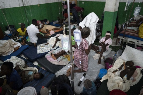 Los hospitales tras el terremoto. 