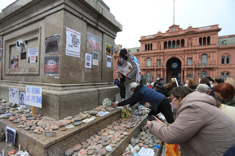 A una semana de las PASO, se llevó a cabo la segunda "Marcha de las piedras"