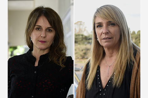 1) Mariana Caminotti,  secretaria de Género. 2) María Eugenia Schmuck, titular del Concejo. (Fuente: Andres Macera)