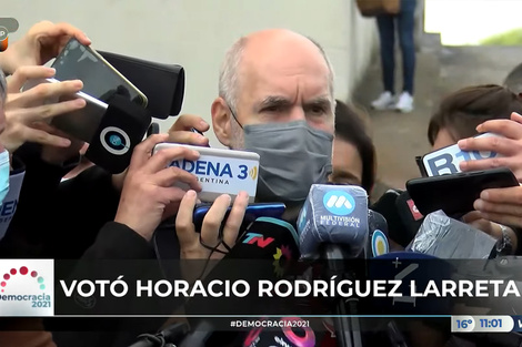 Paso 2021: Horacio Rodríguez Larreta votó y anticipó que mañana habrá clases en la Ciudad