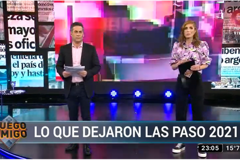Foto: Fuego Amigo (Canal Nueve)