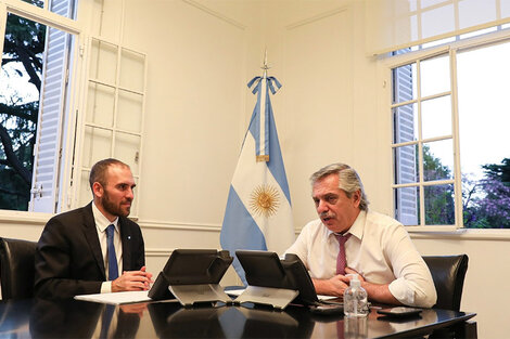 Alberto Fernández se reunió con Martín Guzmán