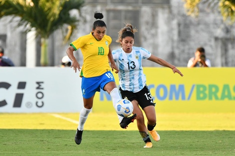 La Selección femenina perdió su segundo amistoso ante Brasil